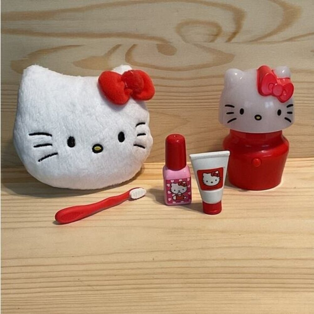 Hello Kitty Mixed Lot Mini Pillow Lantern Toothbrush Nail Polish